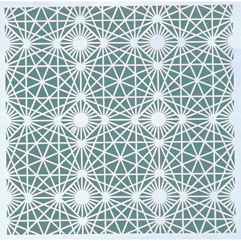 POCHOIR PLASTIQUE 13*13m : motif fantaisie (17) POCHOIR PLASTIQUE 13*13m : motif fantaisie (17)