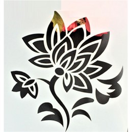 POCHOIR PLASTIQUE 13*13cm : fleur (54) 