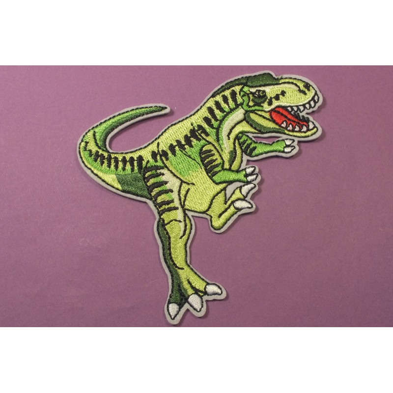APPLIQUE TISSU THERMOCOLLANT : dinosaure 11*8cm (07) 