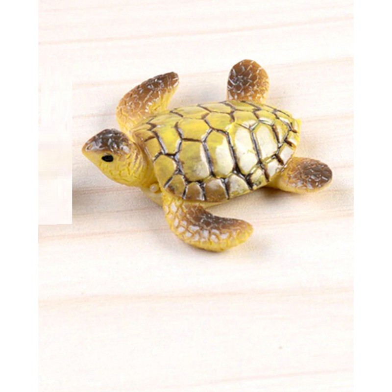 MINIATURE EN RESINE : tortue 4cm 