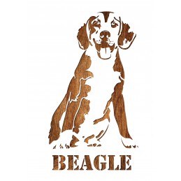 Pochoir A4 en plastique Chien Beagle 