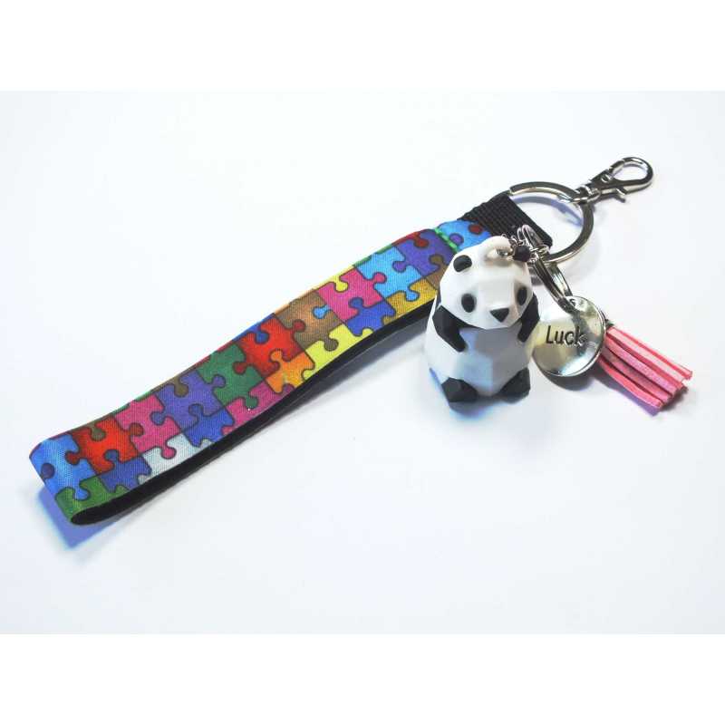 PORTE CLEF PVC : panda hauteur 4cm (01) 