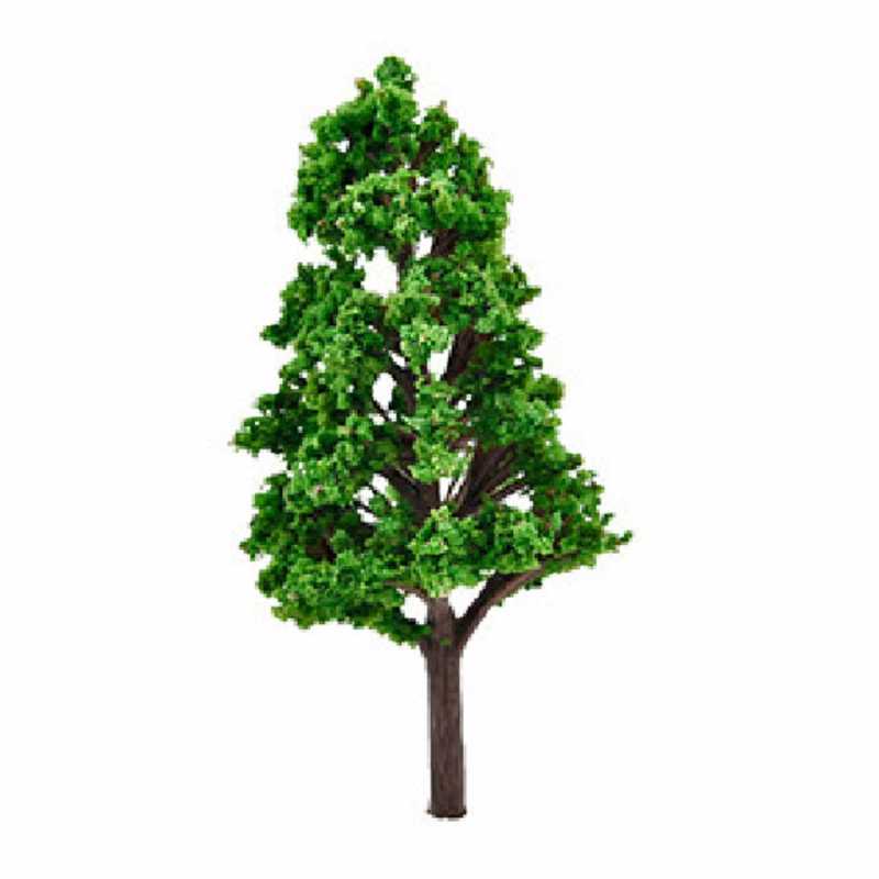 MINIATURE SYNTHETIQUE : arbre vert hauteur 6cm (38) 