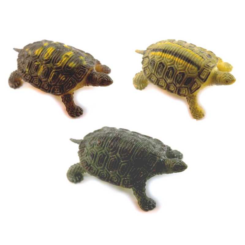 LOT 3 MINIATURES PVC  : tortue 32*32mm (05) 