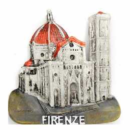 MINIATURE RESINE : aimant frigo FIRENZE (Florence) 54*54mm 