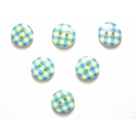 Boutique D'isacrea Set 5 Bottoni In Legno Da Cucire – Forma Mucca, 34x27 Mm, Per Hobby Creativi E Cucito - 4