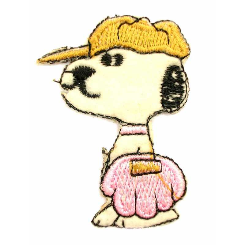 APPLIQUE THERMOCOLLANT : Snoopy 6*4cm (02) 