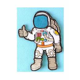 APPLIQUE THERMOCOLLANT : astronaute 9*6cm (01) 