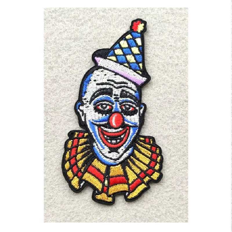 APPLIQUE THERMOCOLLANT : clown 12*6cm (01) 