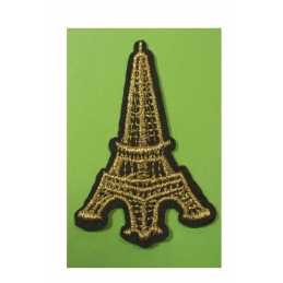 APPLIQUE TISSU THERMOCOLLANT : Tour Eiffel 7*5cm 