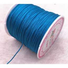 CORDON NYLON : bleu longueur 10m diametre 0.5mm 