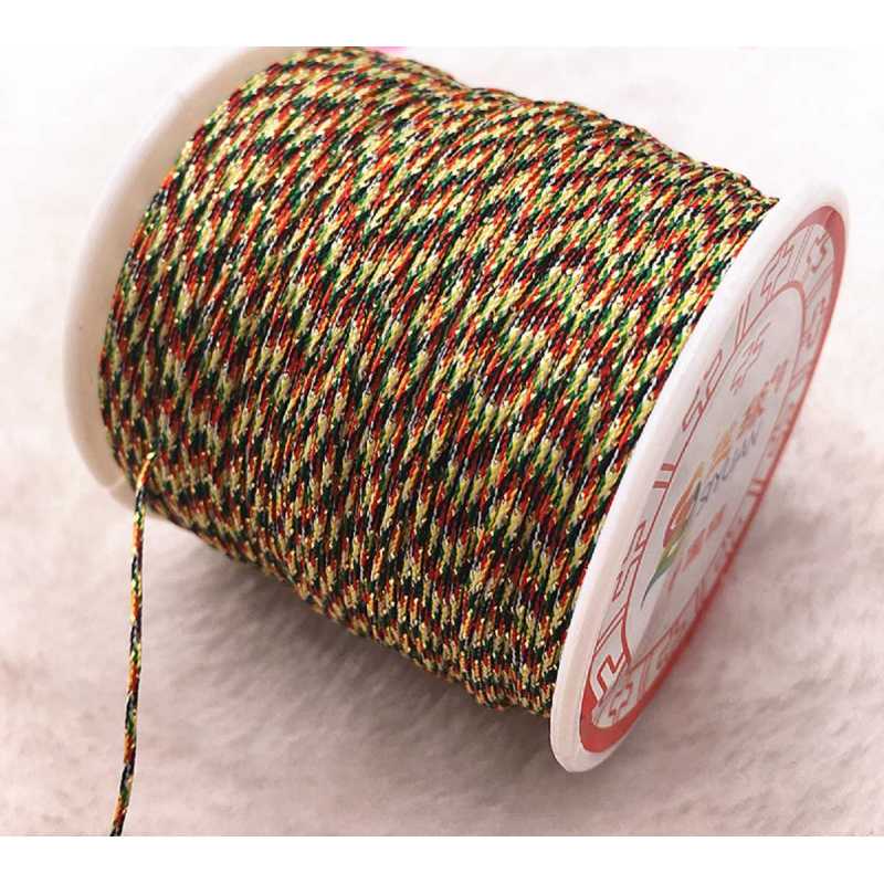 CORDON NYLON : multicolore longueur 10m diametre 0.5mm (01) 