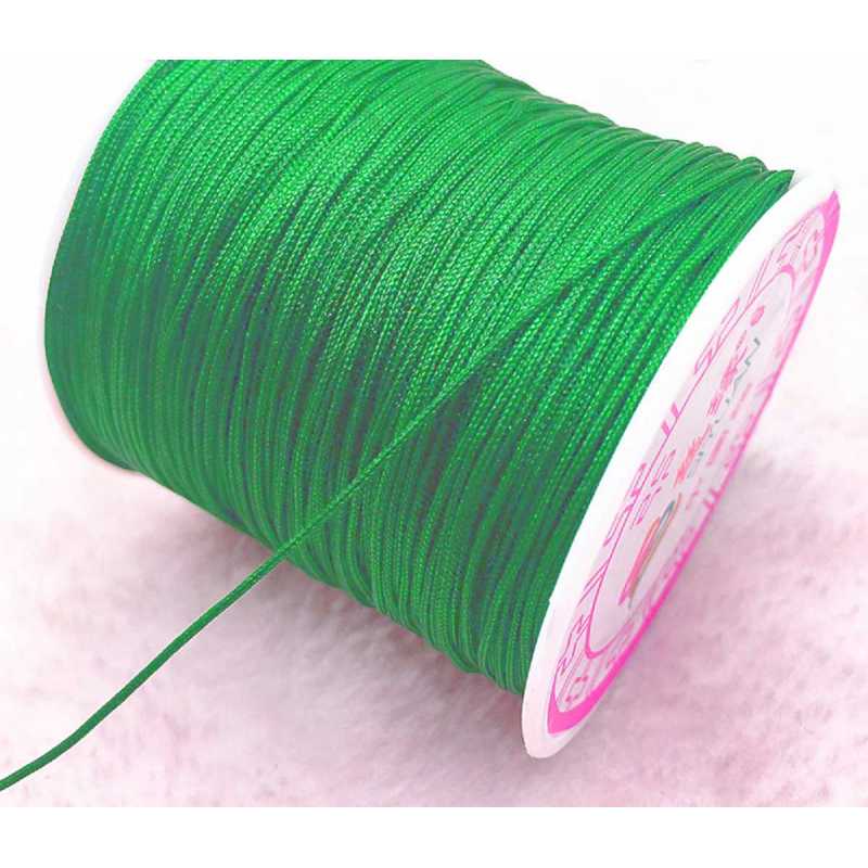 CORDON NYLON : vert longueur 10m diametre 0.5mm 