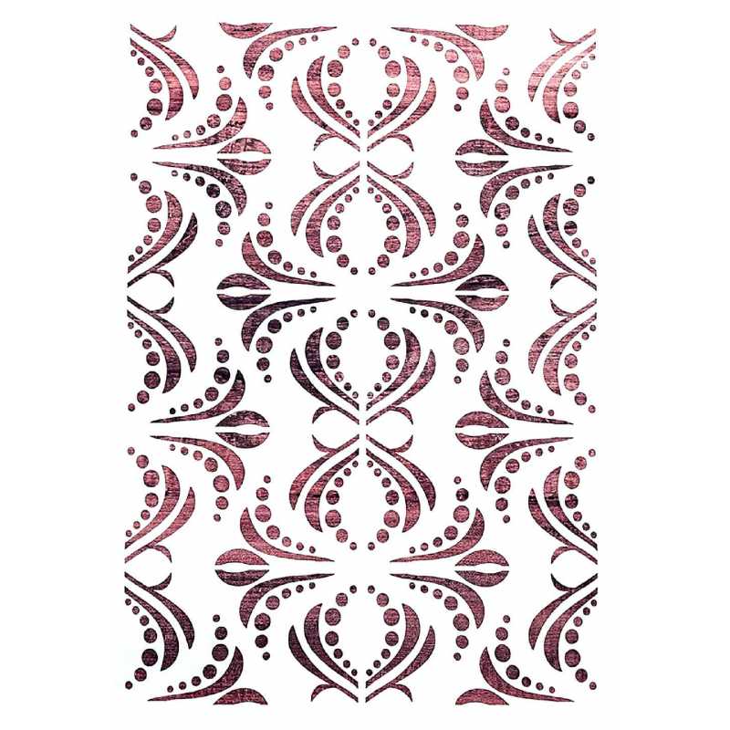 POCHOIR PLASTIQUE 30*21cm : motif fantaisie (195) POCHOIR PLASTIQUE 30*21cm : motif fantaisie (195)