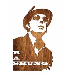 POCHOIR MYLAR 21*29.7cm Alain bashung 