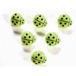 LOT 6 BOUTONS ACRYLIQUES :...