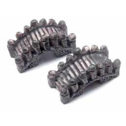 MINIATURE RESINE : lot 2 ponts marrons 32*17mm (09) 