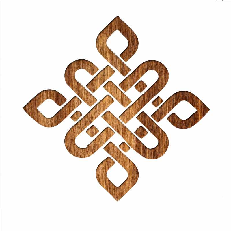 POCHOIR PLASTIQUE MYLAR Motif celtique 3  21*21cm  