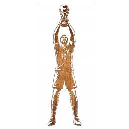 POCHOIR PLASTIQUE MYLAR 30*12cm  joueur équipe de france de football 