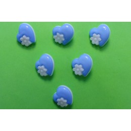 LOT 6 BOUTONS ACRYLIQUES :...