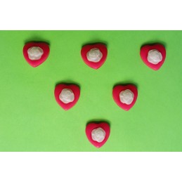 LOT 6 BOUTONS ACRYLIQUES  :...