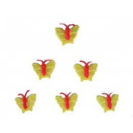 LOT 6 BOUTONS : papillon...