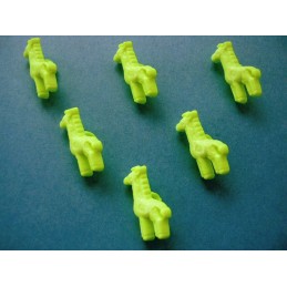 LOT 6 BOUTONS : girafe...