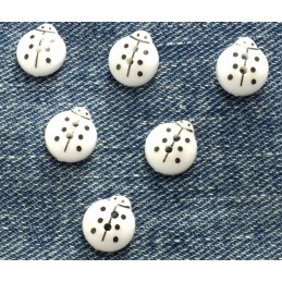 LOT 6 BOUTONS ACRYLIQUES :...
