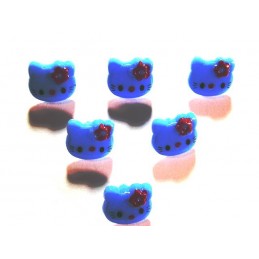 LOT 6 BOUTONS ACRYLIQUES :...