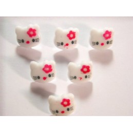 LOT 6 BOUTONS ACRYLIQUES :...