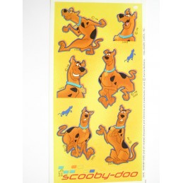 MINIS STICKERS SUR FEUILLE 7 x15CM  : Scoobydoo (n°3)