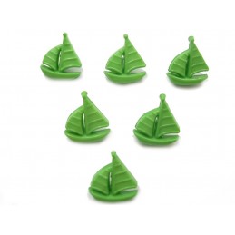 LOT 6 BOUTONS ACRYLIQUES :...