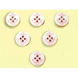 LOT 6 BOUTONS ACRYLIQUES :...