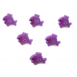 LOT 6 BOUTONS ACRYLIQUES :...