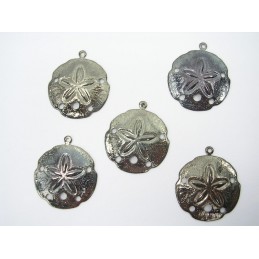 LOT  5 CHARMS METALS  NOIRS...