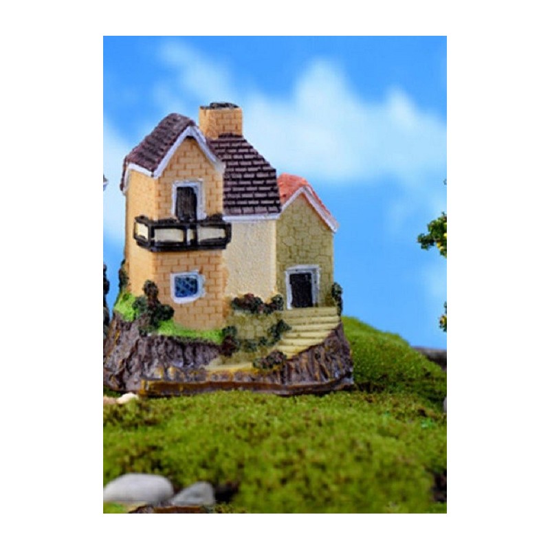 MINIATURE EN RESINE : maison campagne hauteur 7cm (n°014) MINIATURE EN RESINE : maison campagne hauteur 7cm (n°014)