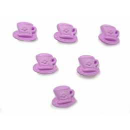 LOT 6 BOUTONS ACRYLIQUES :...