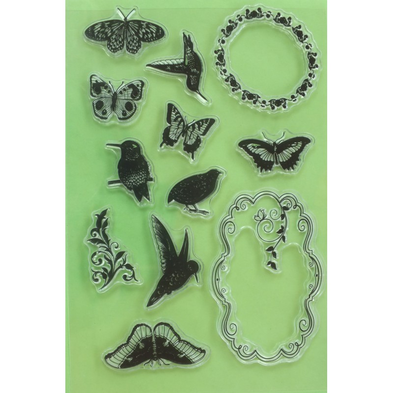 Tampon Transparent Phases De La Lune - Taille 16x11 Cm, En Silicone, Pour Scrapbooking, Cartes, Journal