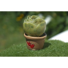 MINIATURE EN RESINE : cactus hauteur 2.2cm (16)