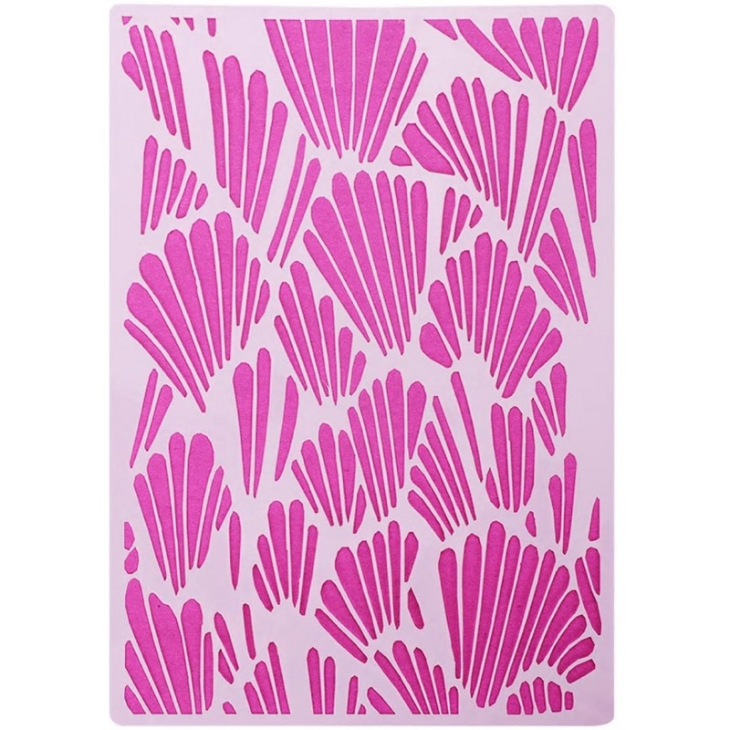 POCHOIR PLASTIQUE 27*18cm : mur motif fantaisie (02 POCHOIR PLASTIQUE 27*18cm : mur motif fantaisie (02