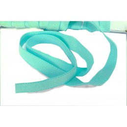 ELASTIQUE 5 METRES : polyamide turquoise largeur 9mm 